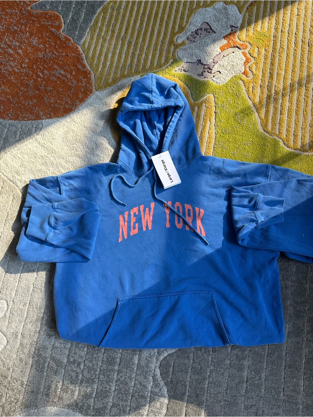 Brandy Melville Knicks Coloring for “New York” Lettering Hoodie*brand new